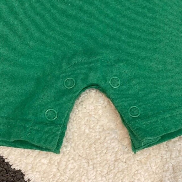 NWT Carter's Boy 18 Months Green Blue Tractor Sports Romper One Piece Playsuit - Picture 5 of 10